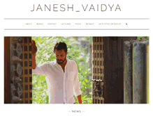 Tablet Screenshot of janeshvaidya.com